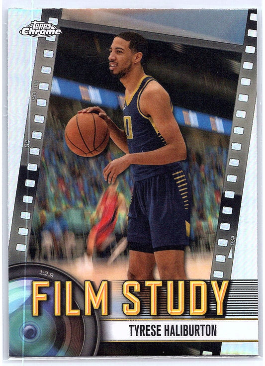 2024-25 Topps Chrome #FS-13 Tyrese Haliburton Film Study