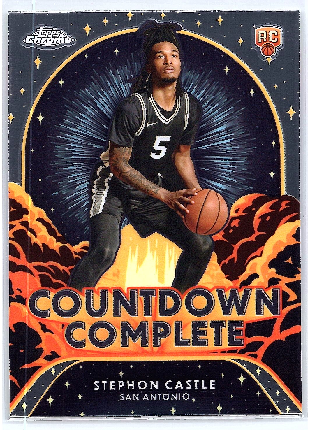 2024-25 Topps Chrome #CC-13 Stephon Castle Countdown Complete