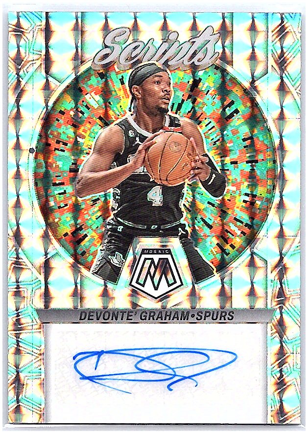2022-23 Panini Mosaic #MS-DEV Devonte' Graham Scripts