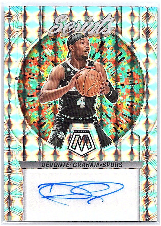 2022-23 Panini Mosaic #MS-DEV Devonte' Graham Scripts