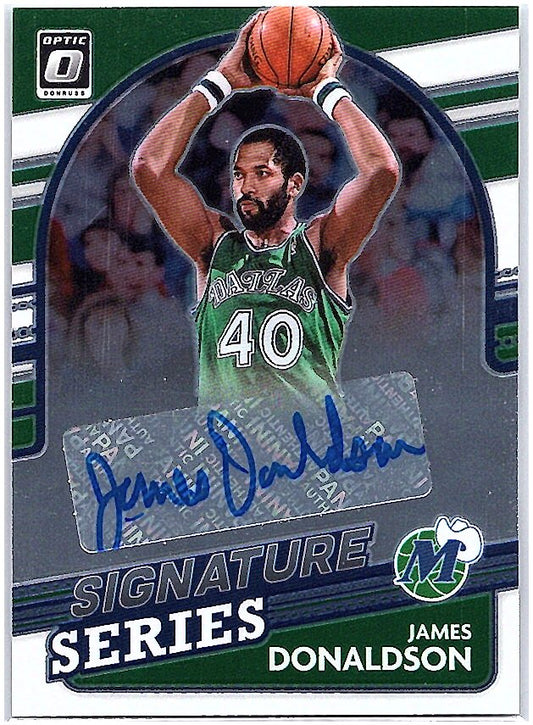 2021-22 Donruss Optic #SS-JDL James Donaldson Signature Series Holo