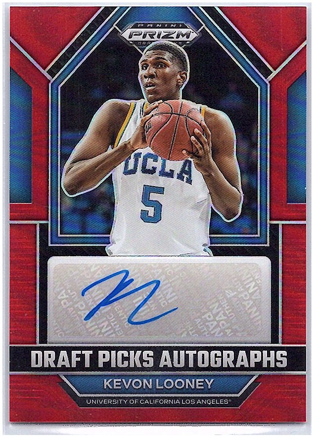 2023 Panini Prizm #DPA-KVL Kevon Looney Active Picks Autographs Red #/149