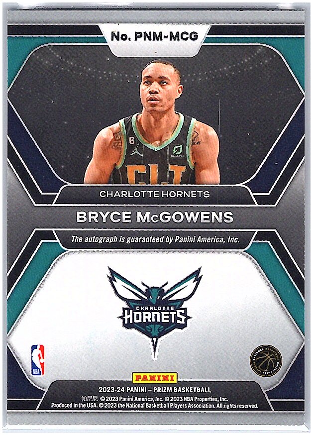 2023-24 Panini Prizm #PNM-MCG Bryce McGowens Penmanship