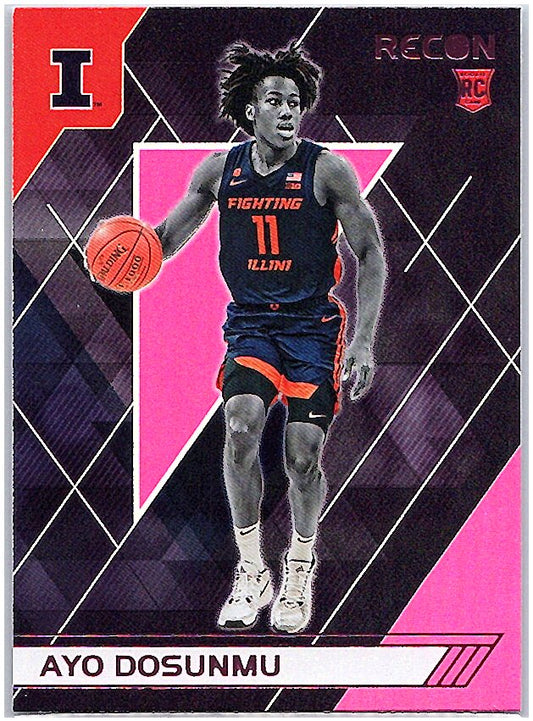2021 Panini Chronicles Active Picks #139 Ayo Dosunmu Pink