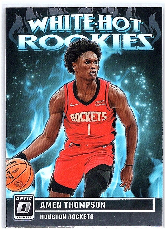 2023-24 Donruss Optic #9 Amen Thompson White Hot Rookies