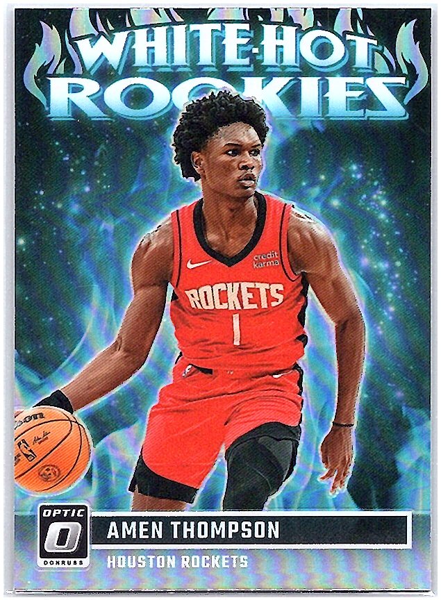 2023-24 Donruss Optic - White Hot Rookies Holo #9 Amen Thompson
