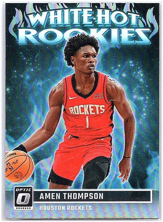 2023-24 Donruss Optic - White Hot Rookies Holo #9 Amen Thompson