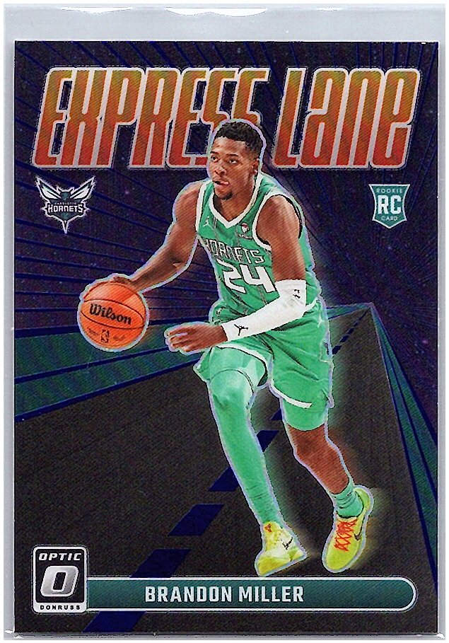 2023-24 Donruss Optic - Express Lane Purple #3 Brandon Miller