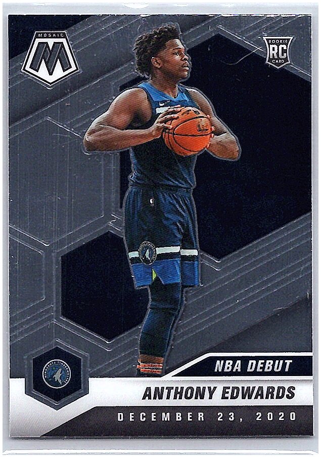 2020-21 Panini Mosaic #261 Anthony Edwards Mosaic