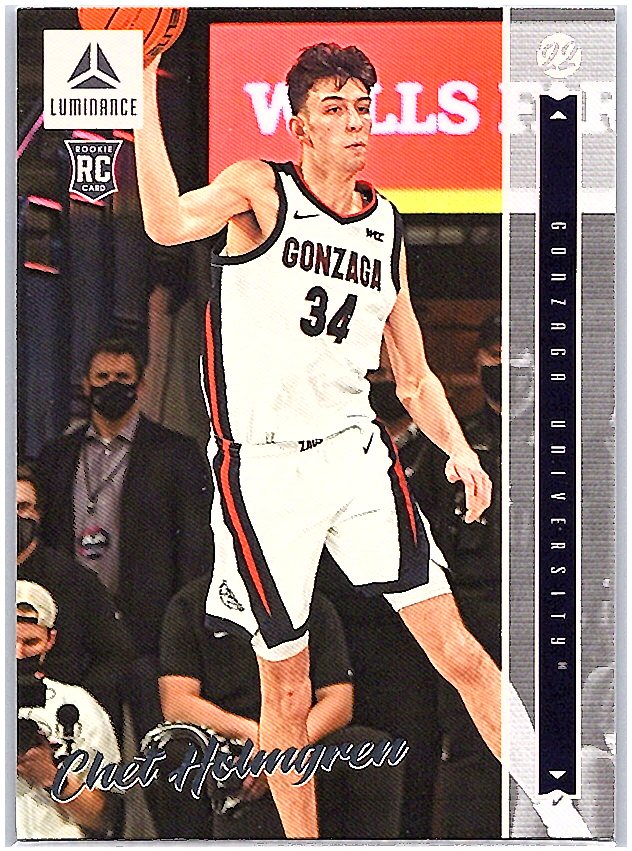 2022 Panini Chronicles Active Picks #26 Chet Holmgren Luminance