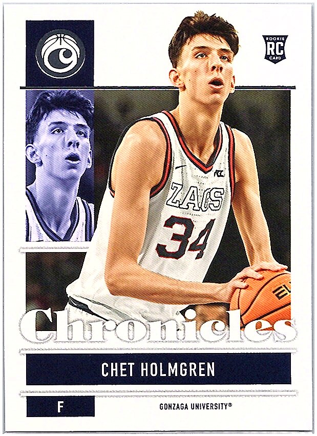 2022 Panini Chronicles Active Picks #1 Chet Holmgren Purple #/49