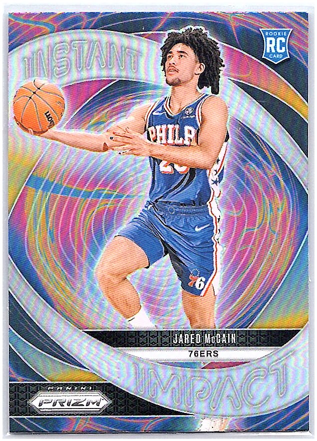 2024-25 Panini Prizm #10 Jared McCain Instant Impact Prizms Silver