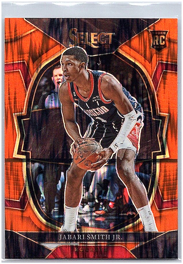2022-23 Panini Select #69 Jabari Smith Jr. Orange Flash Prizms