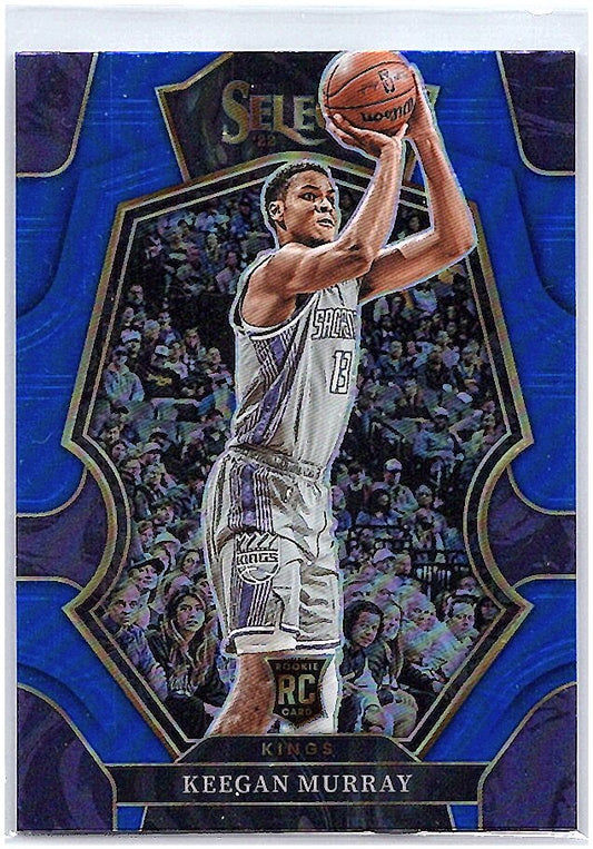 2022-23 Panini Select #197 Keegan Murray Blue Prizms