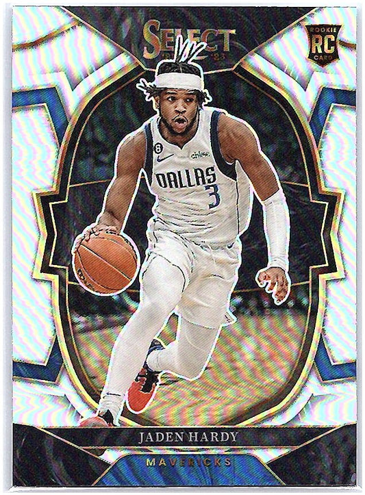 2022-23 Panini Select #80 Jaden Hardy Silver Prizms