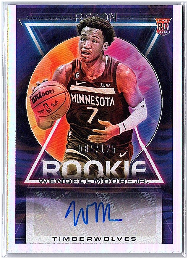 2022-23 Panini Recon #RRS-WMJ Wendell Moore Jr. Rookie Recon Signatures #/125
