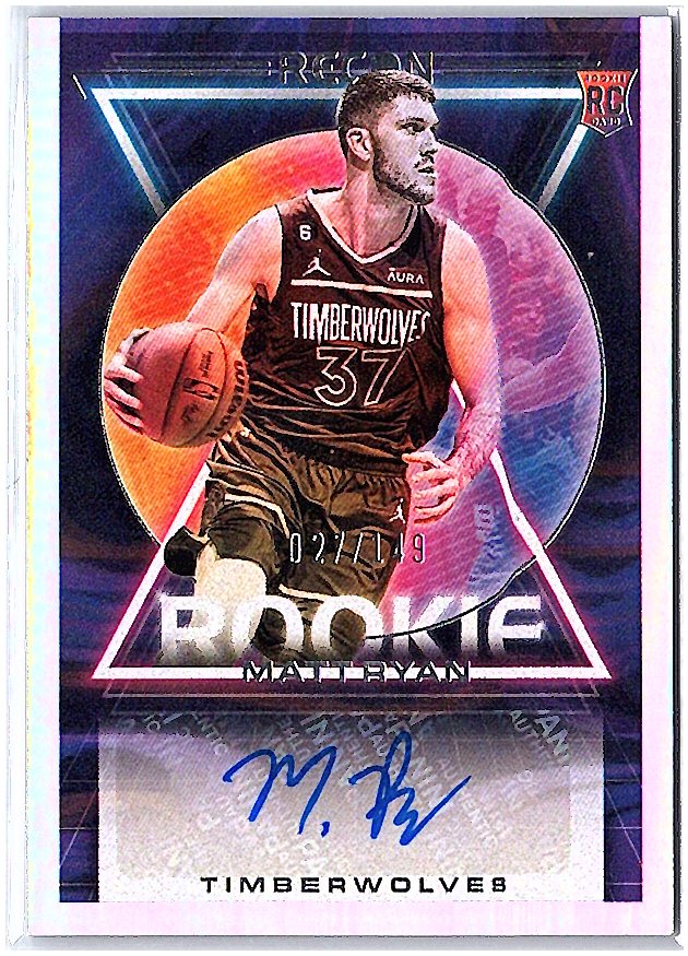 2022-23 Panini Recon #RRS-MRY Matt Ryan Rookie Recon Signatures #/149