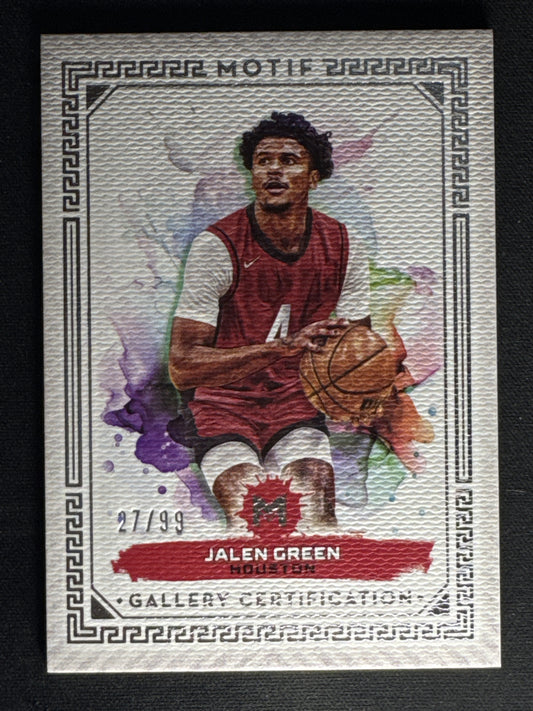 2023-24 Topps Motif #45 Jalen Green #/99
