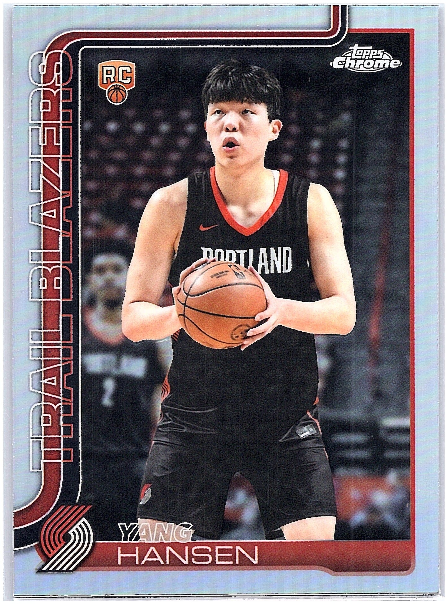 2025-26 Topps Chrome #266 Yang Hansen Refractor