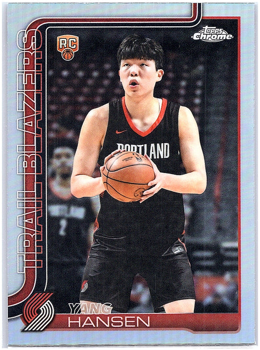 2025-26 Topps Chrome #266 Yang Hansen Refractor