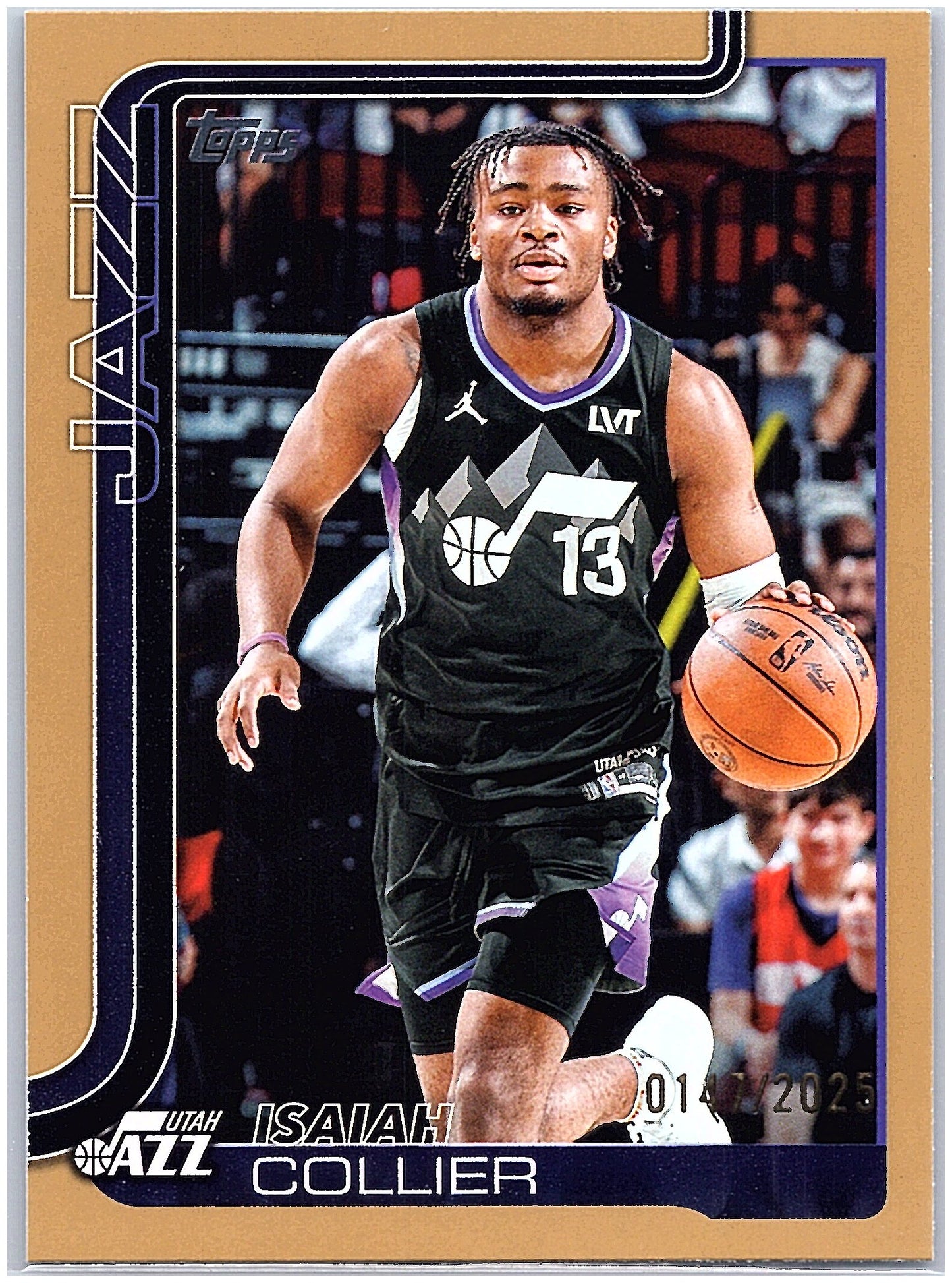 2025-26 Topps #133 Isaiah Collier Gold #/2025