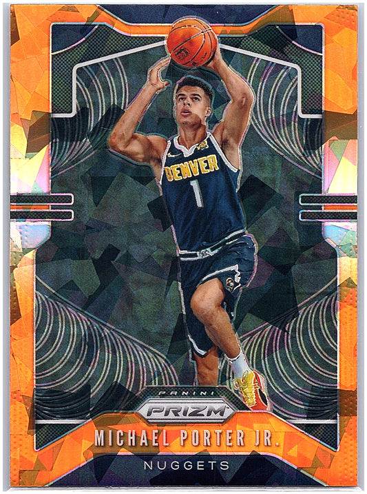 2019-20 Panini Prizm #88 Michael Porter Jr. Prizms Orange Ice