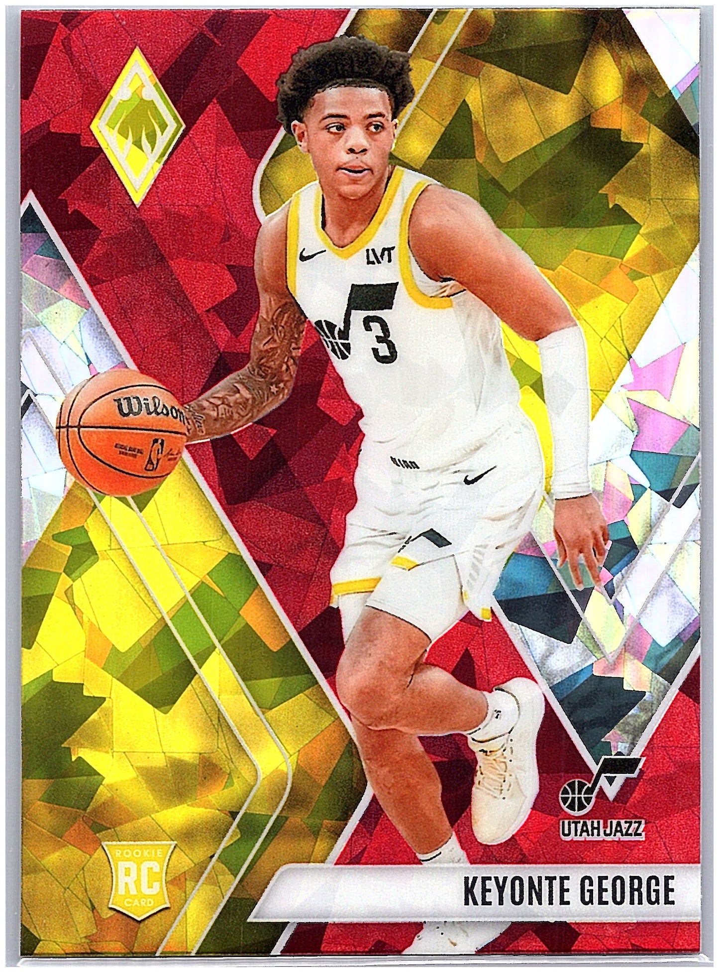 2023-24 Panini Phoenix #296 Keyonte George Phoenix Red Ice