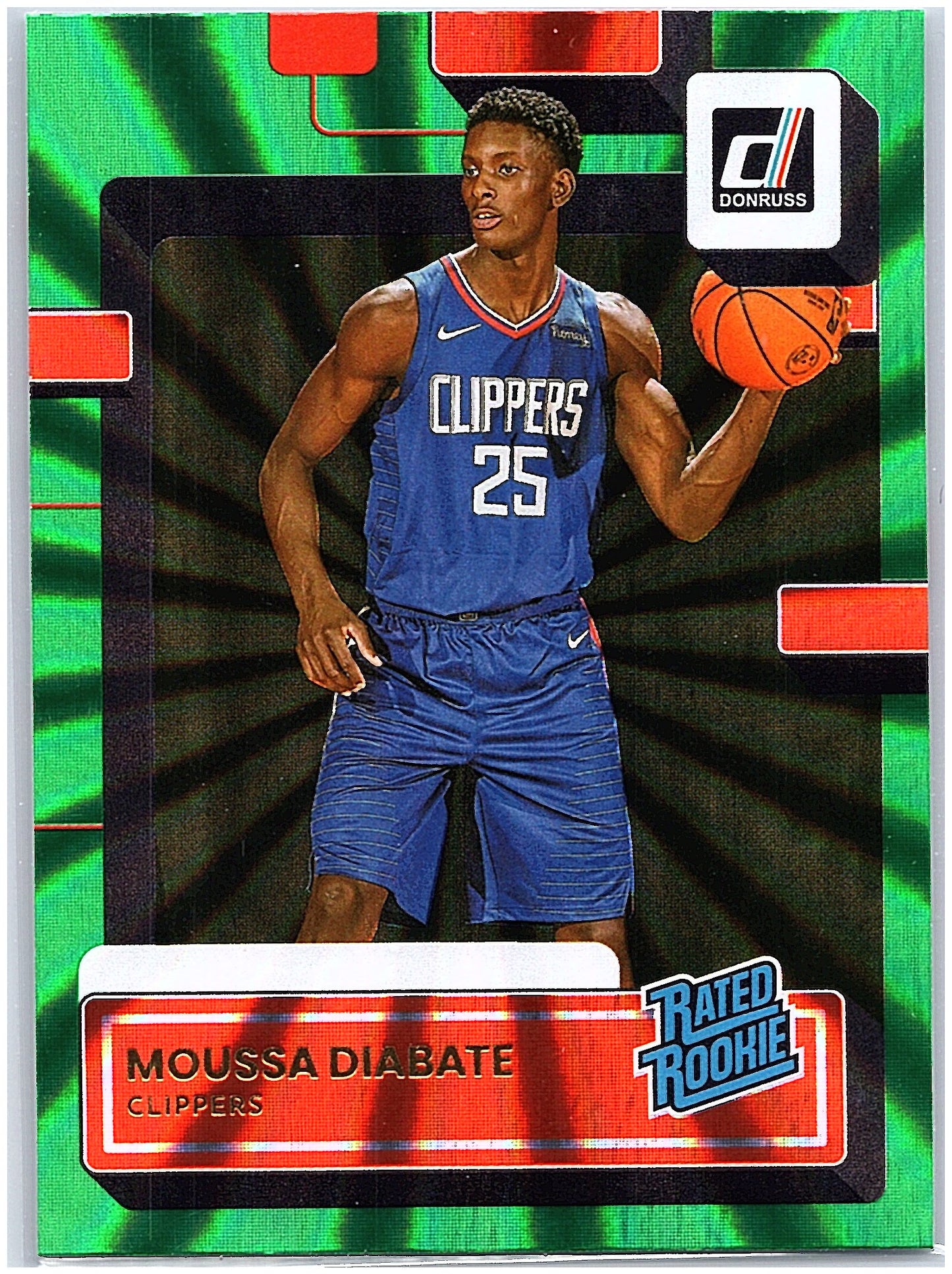 2022-23 Donruss #237 Moussa Diabate Holo Laser Green