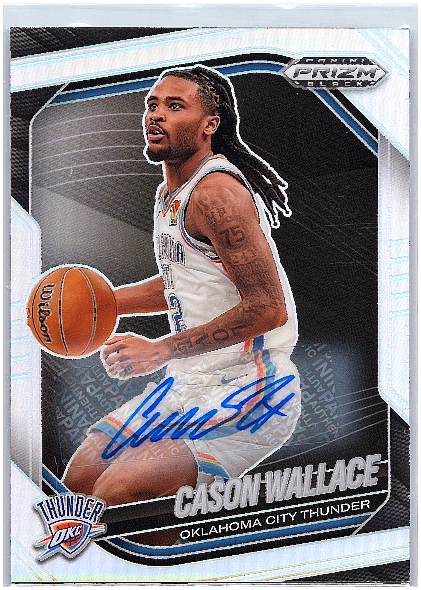 2024-25 Panini Prizm Autograph #20 Cason Wallace Silver