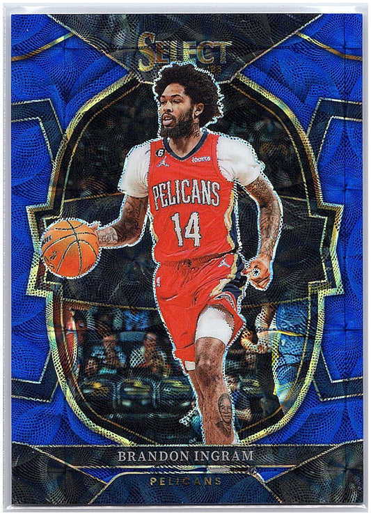 2022-23 Panini Select #59 Brandon Ingram Blue Scope Prizms #/249