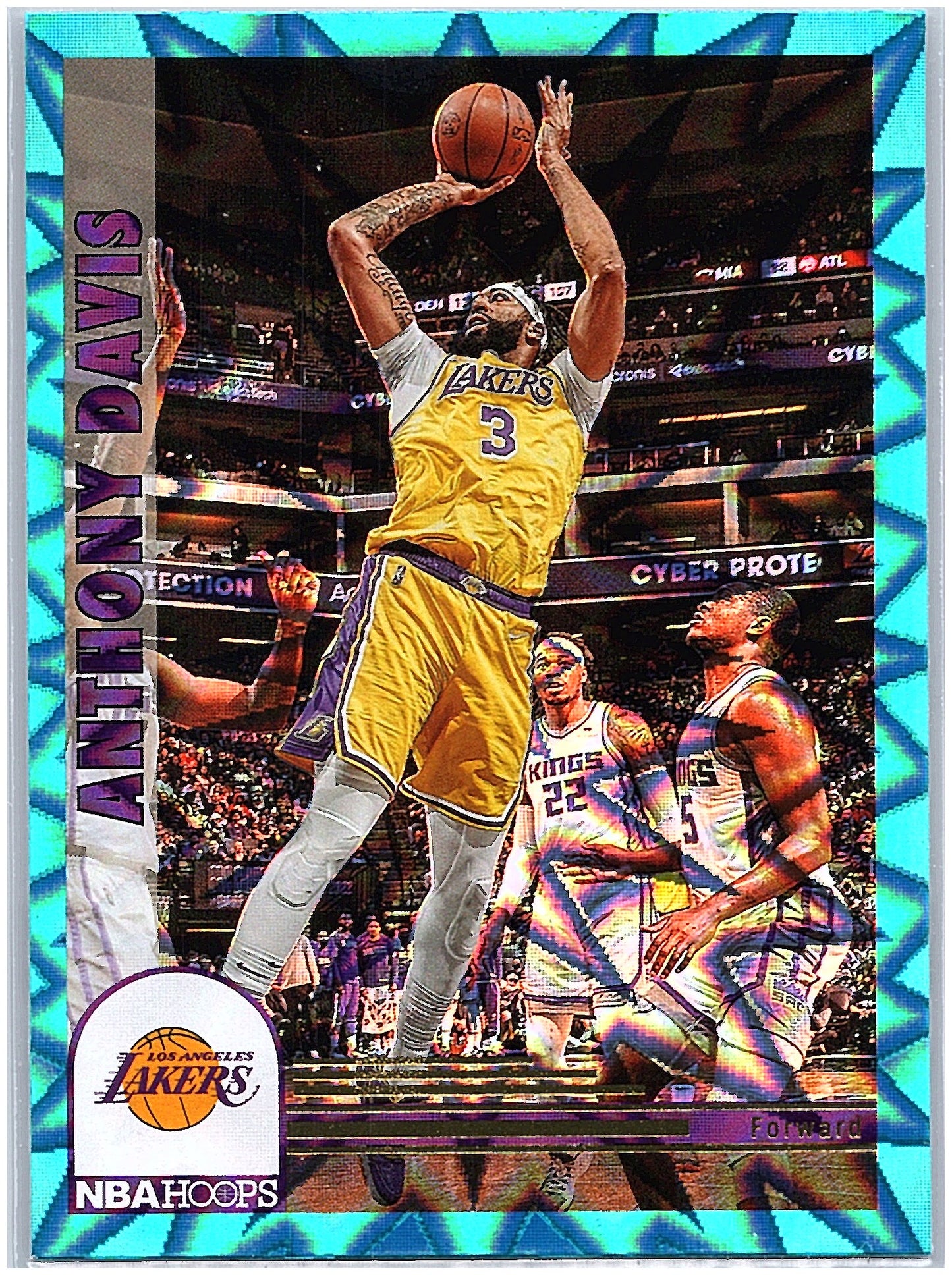 2022-23 Hoops #290 Anthony Davis Teal Explosion