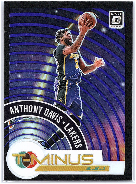 2020-21 Donruss Optic #2 Anthony Davis T-Minus 3...2...1 Holo