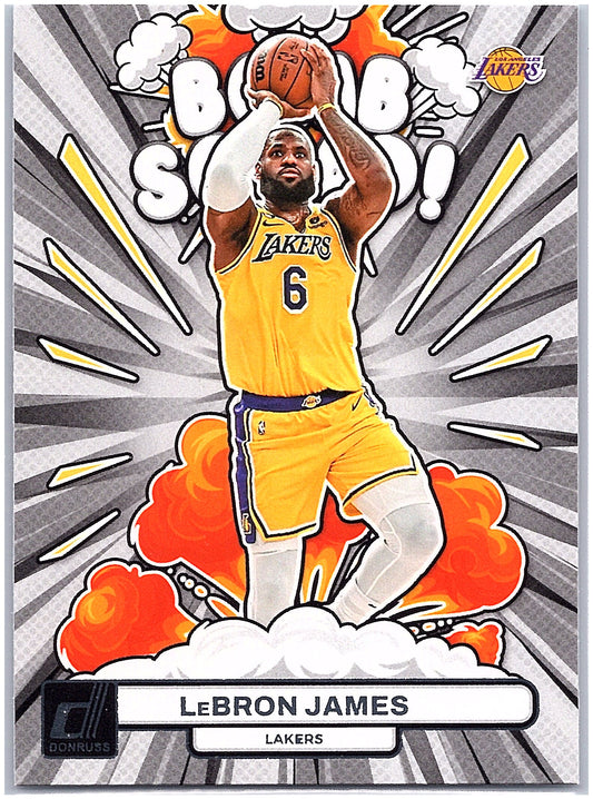 2023-24 Donruss #7 LeBron James Bomb Squad