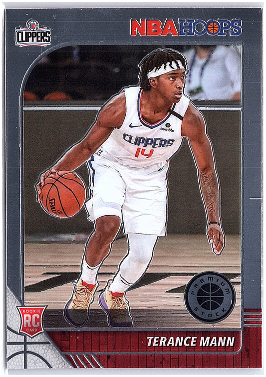 2019-20 Hoops Premium Stock #245 Terance Mann