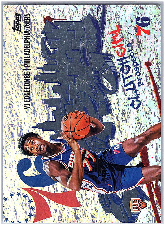 2025-26 Topps #CC-3 VJ Edgecombe Clutch City Prospects Holo Foil