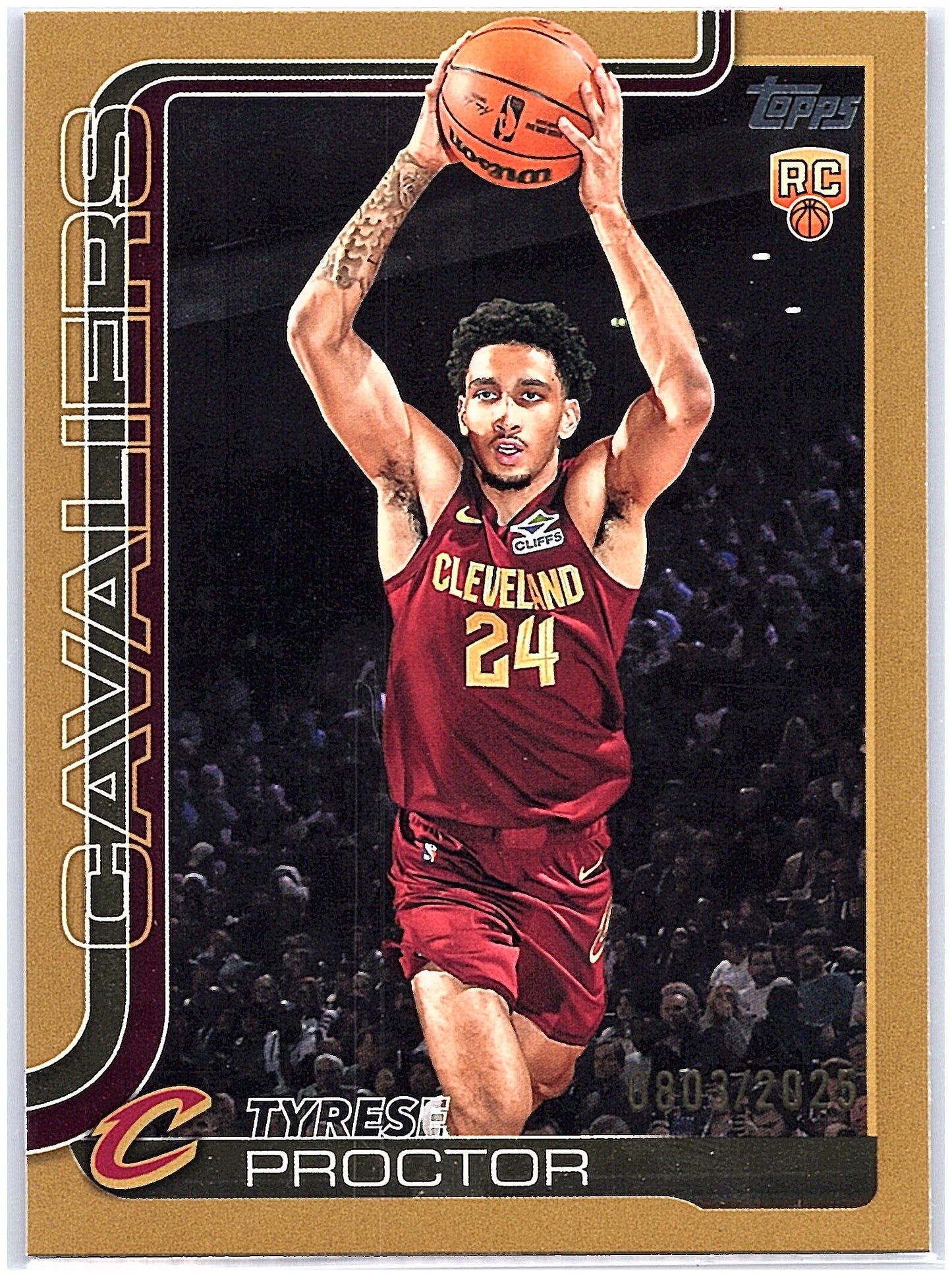 2025-26 Topps #250 Tyrese Proctor Gold #/2025