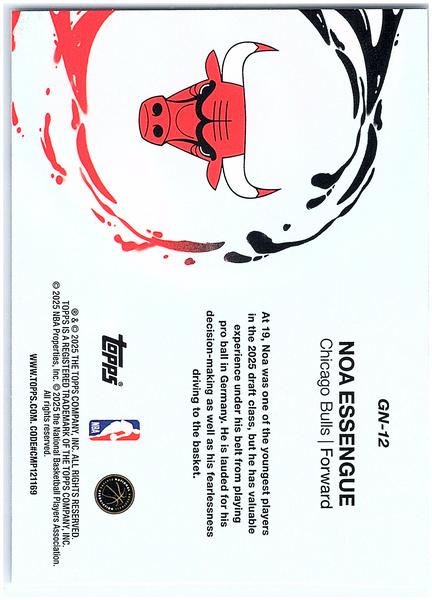 2025-26 Topps #GN-12 Noa Essengue Generation Now