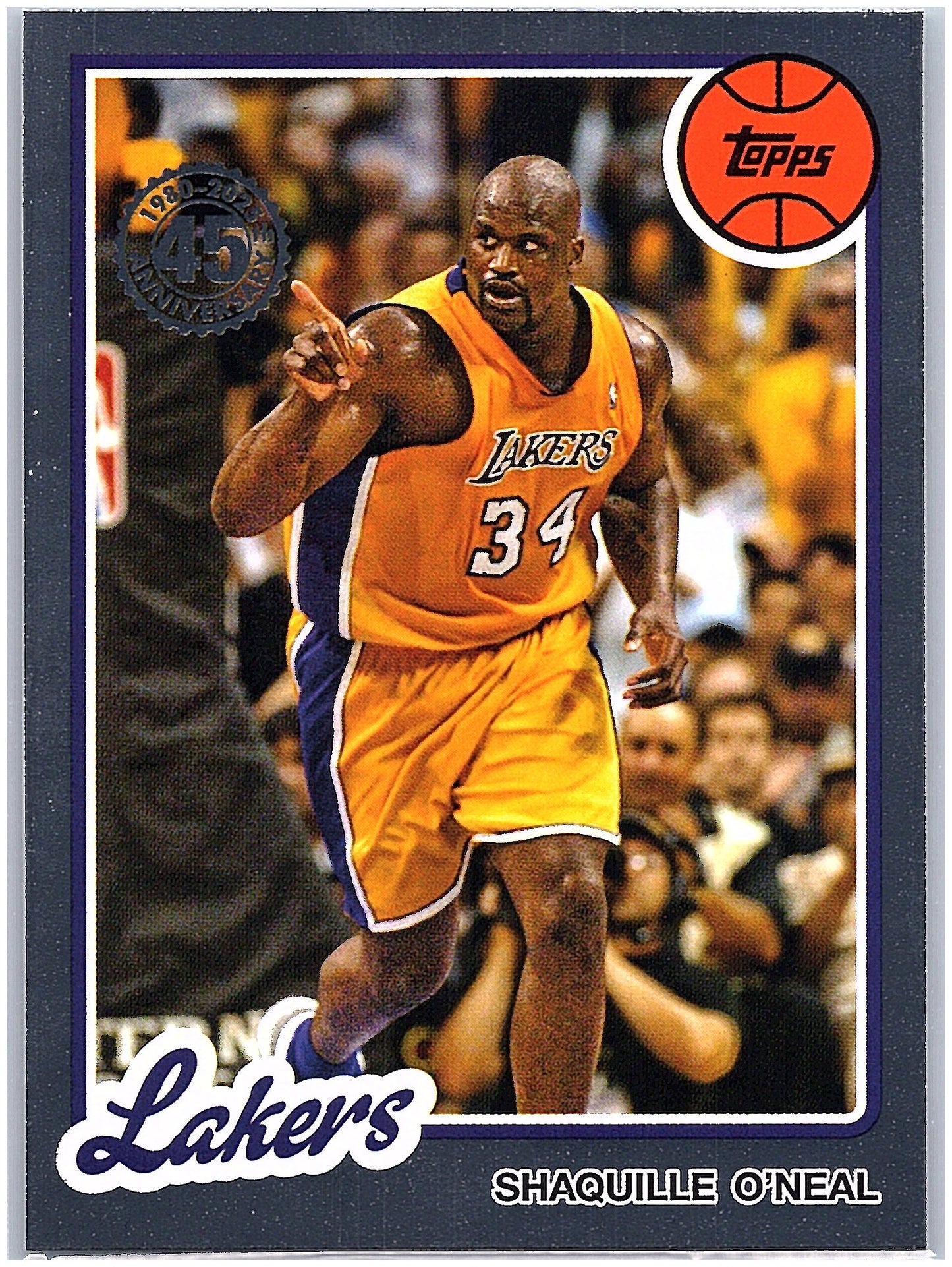 2025-26 Topps #80BK-4 Shaquille O'Neal 1980-81 Topps Basketball