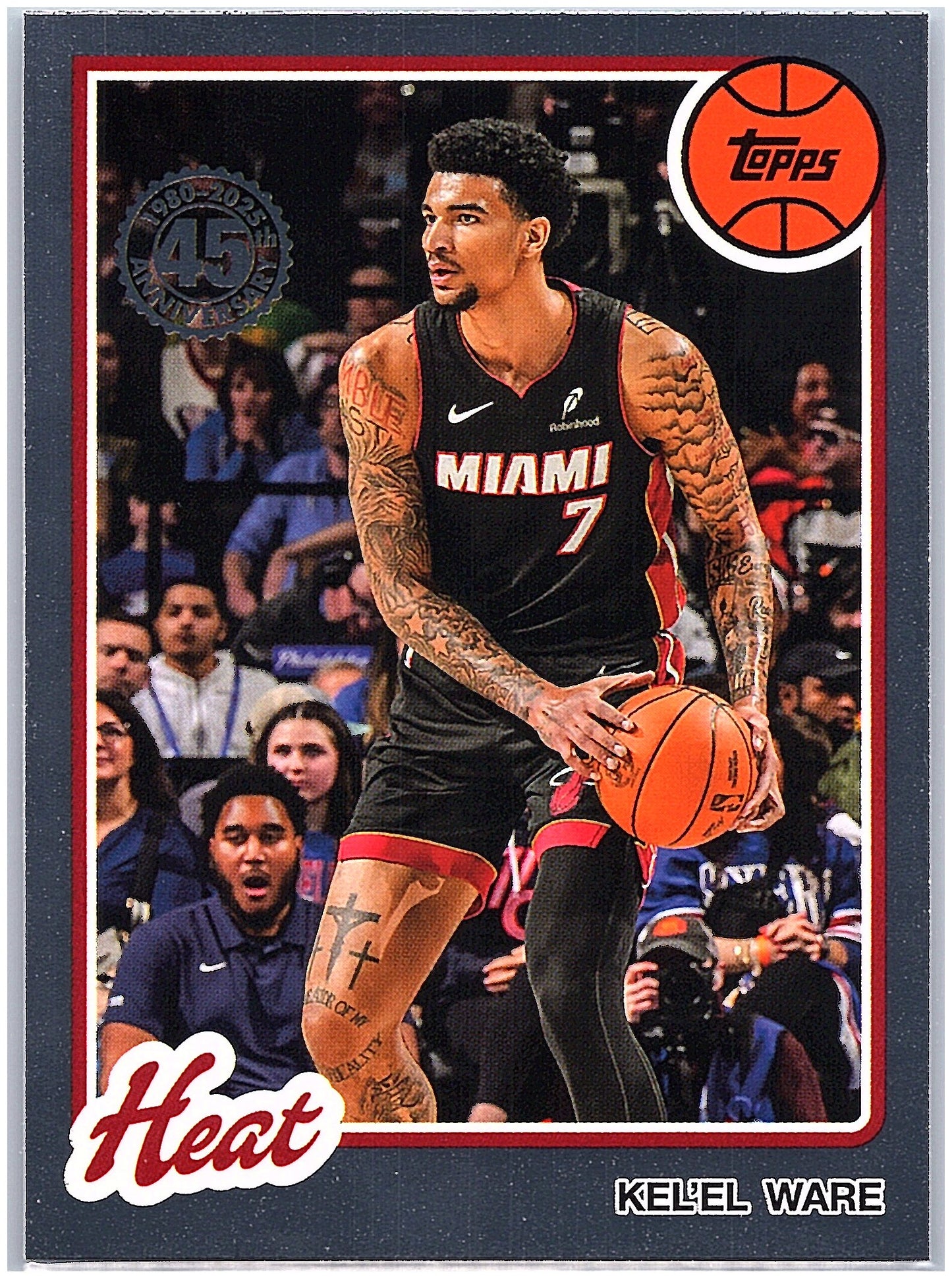 2025-26 Topps #80BK-27 Kel'el Ware 1980-81 Topps Basketball