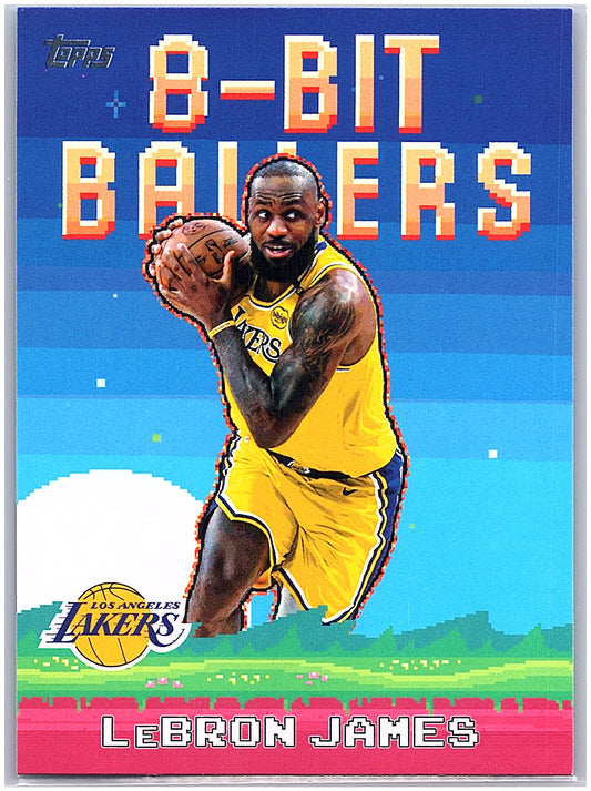 2025-26 Topps #8B-19 LeBron James 8-Bit Ballers