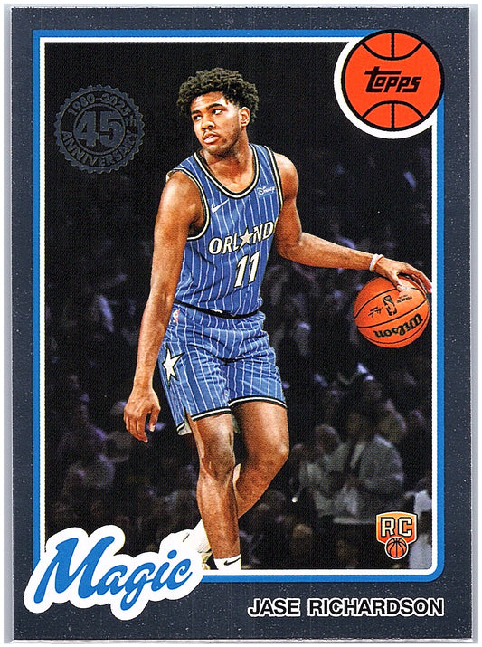 2025-26 Topps #80BK-71 Jase Richardson 1980-81 Topps Basketball