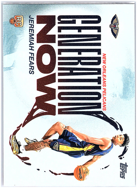 2025-26 Topps #GN-7 Jeremiah Fears Generation Now