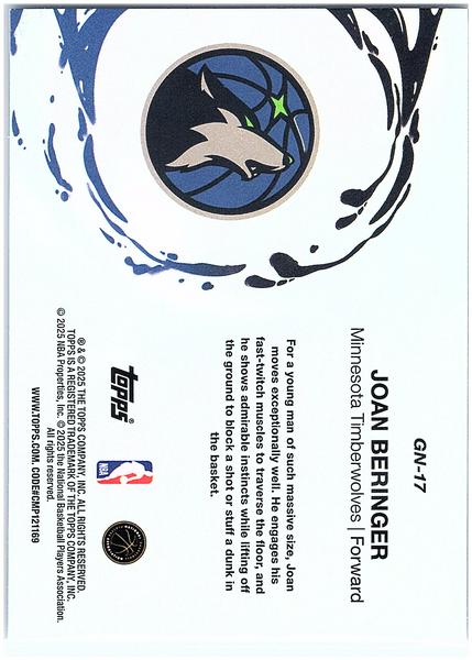 2025-26 Topps #GN-17 Joan Beringer Generation Now