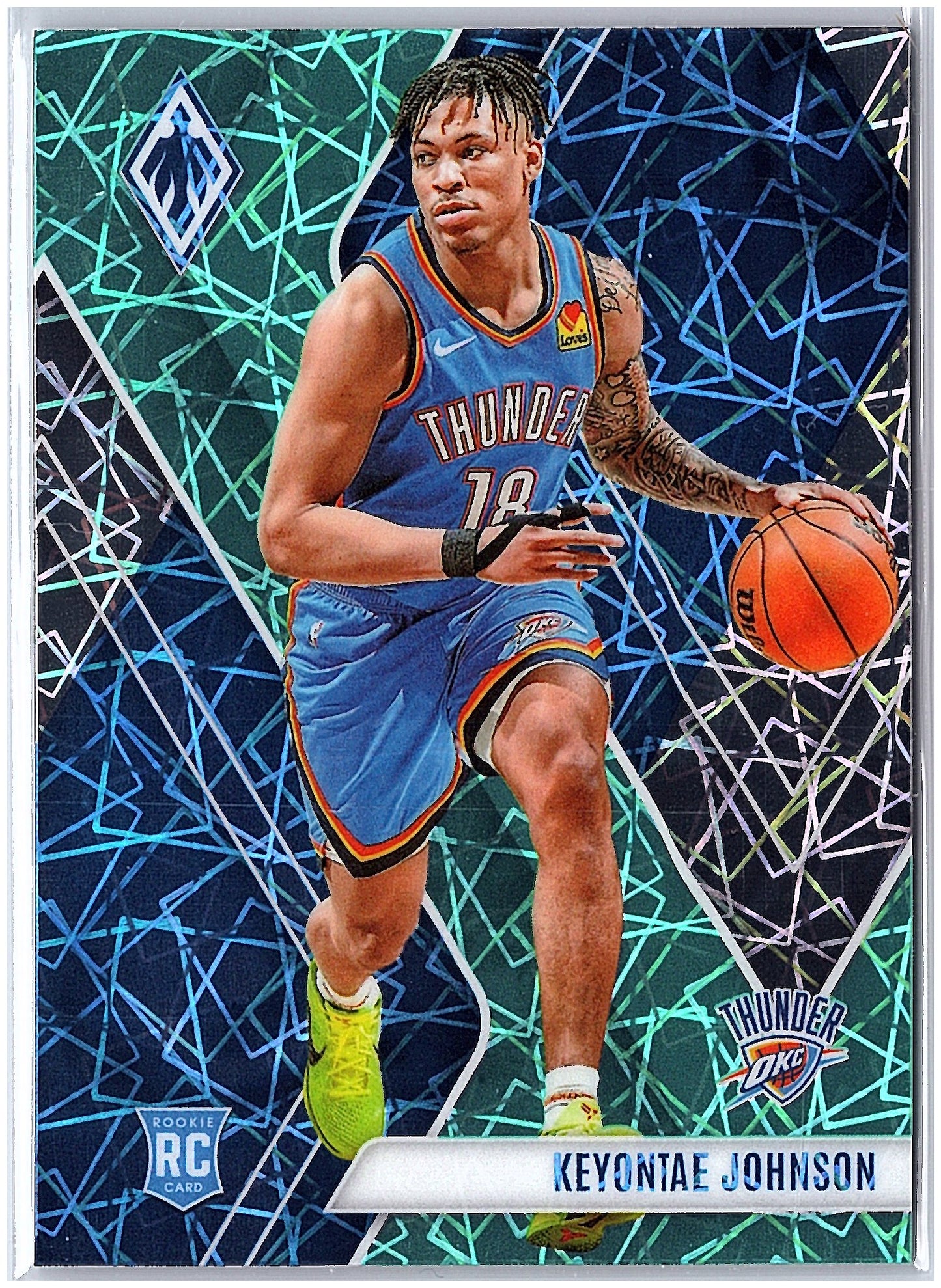 2023-24 Panini Phoenix #270 Keyontae Johnson Phoenix Teal Lazer
