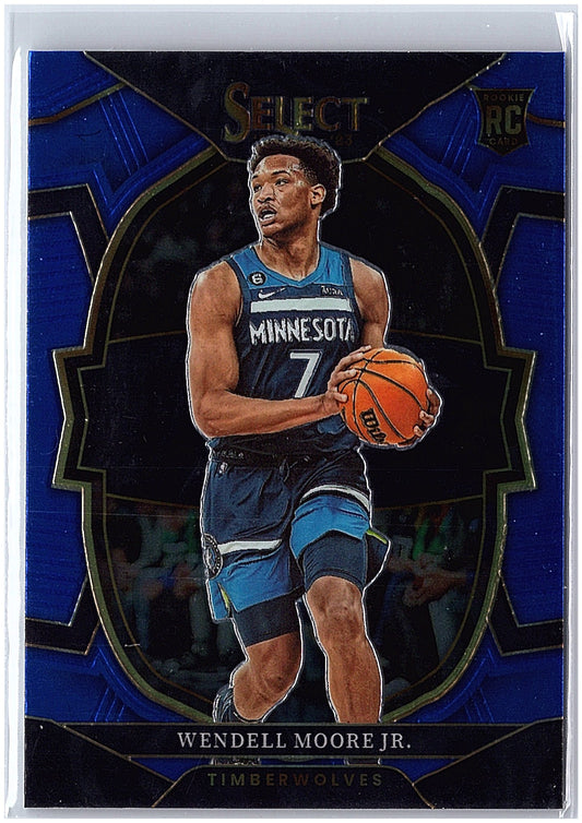 2022-23 Panini Select #73 Wendell Moore Jr. Blue (Retail Base)