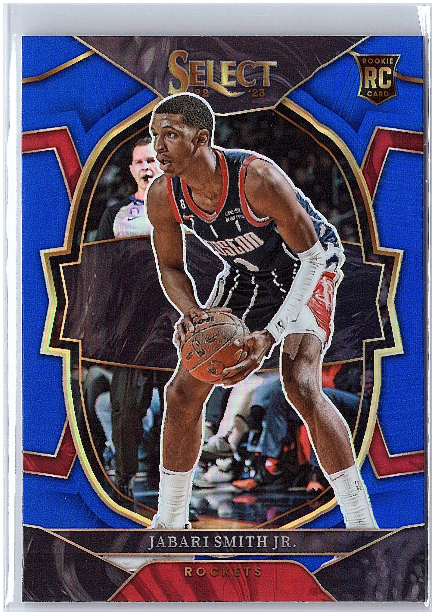 2022-23 Panini Select #69 Jabari Smith Jr. Blue Prizms