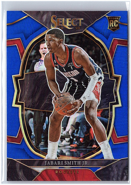 2022-23 Panini Select #69 Jabari Smith Jr. Blue Prizms