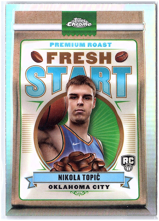 2024-25 Topps Chrome - Fresh Start Refractor #FS-9 Nikola Topić