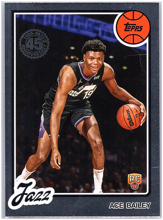 2025-26 Topps #80BK-54 Ace Bailey 1980-81 Topps Basketball
