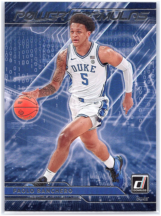 2022 Panini Chronicles Draft Picks #PF-PAO Paolo Banchero Power Formulas